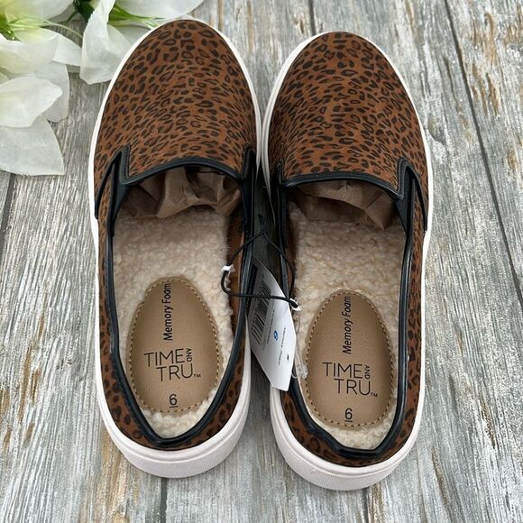 Women’s Leopard Print Twin Gore Mules Slip-on Shoes Size 6 - Picture 3 of 11